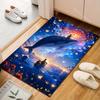 Whale fantasy under stars Print Carpet Rug for Living Room Bedroom Sofa Doormat Home Decor Non-slip Floor Mat