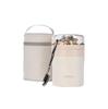 SANTECO Vacuum Insulated Soup Jar 500ml with Transparent Plastic 200ml Lunch Insulated Bento and Carrying Bag Perfect for Picnics and Club Activities