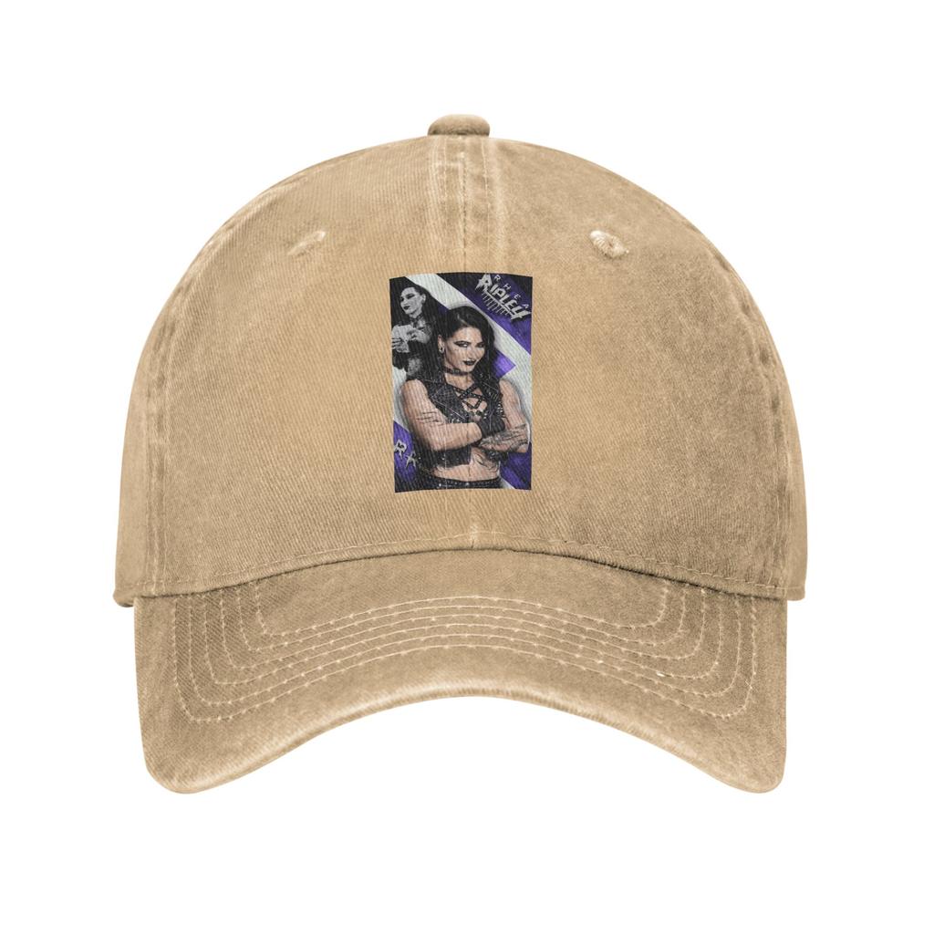 She Is My Mami! Rhea Ripley Bootleg Wrestler Denim Fabric Cap Casual Baseball Caps Adjustable Hat Summer Unisex Baseball Hats