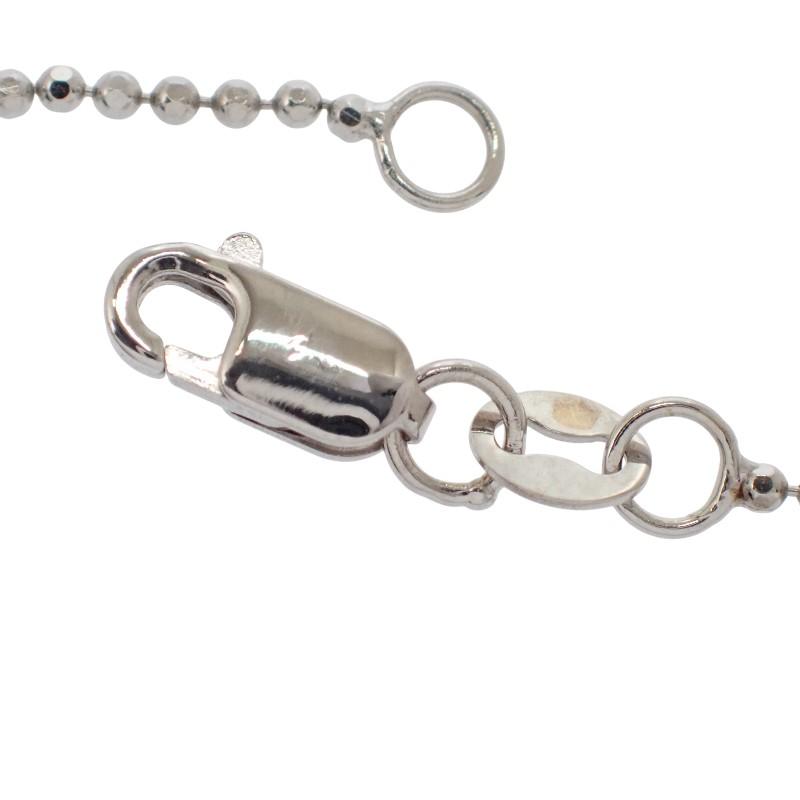 Nessun marchio Collana Oro bianco K18 Donna