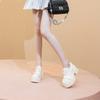 Brogue Women's Shoes 9cm Thick-soled Lace-up Loafers Female Comfortable and Height-enhancing Women High Heels