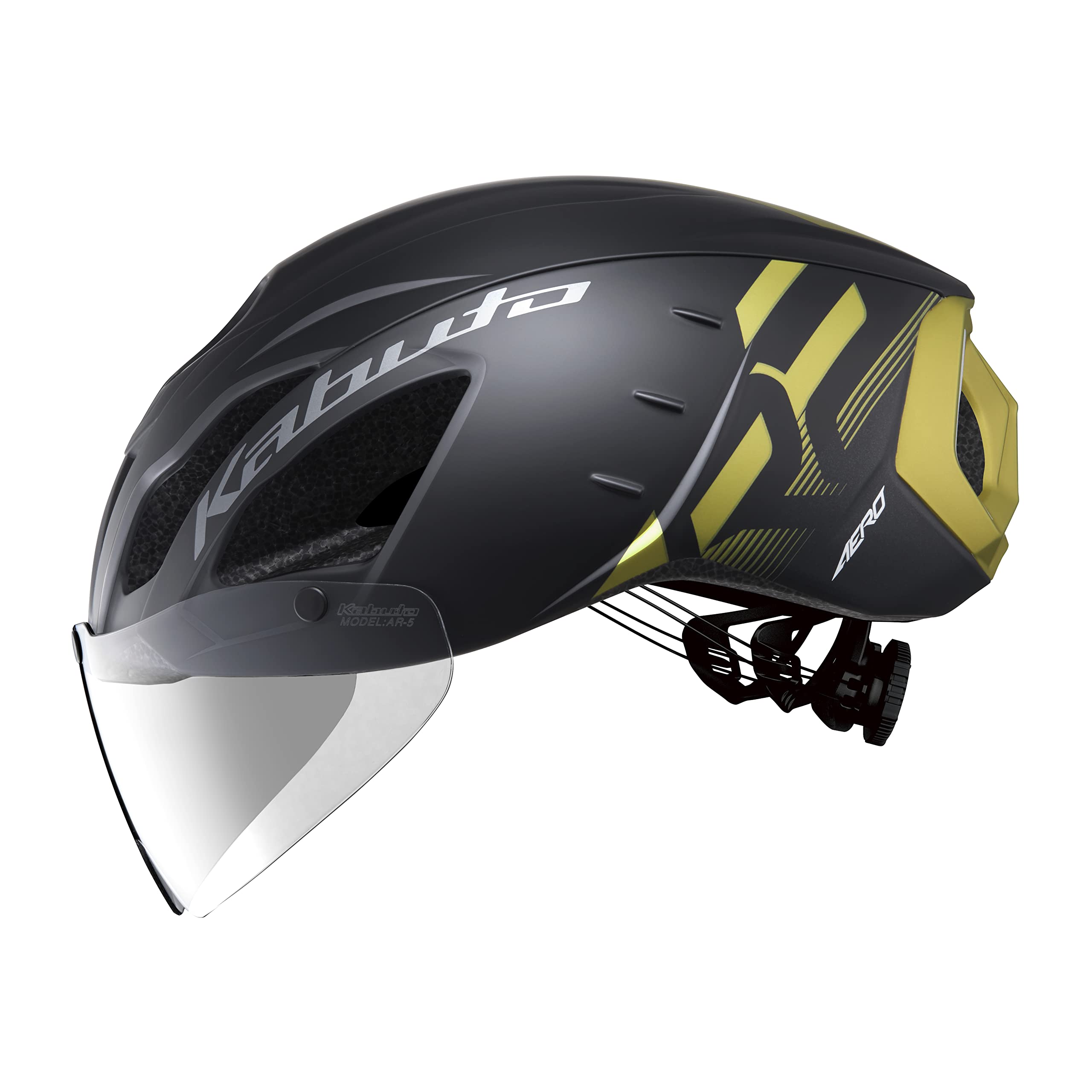 

KABUTO Велосипедный шлем AERO-R2, матовый черный/золотой, размер L/XL (59-61см), Цвет G-1