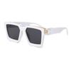 Glasses Large Square Frame Sunglasses Colored Sunglasses For Men And Women Uv400