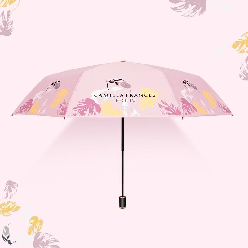 Red Leaf Show 3-Fold UV Protection Umbrella