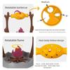 Cats Treat-Dispensing Slow Feeder Pets Dry Food Dispenser Cats Slow Feeding Snack Bowl Grilled chicken Spinning Toy Puzzle Toy