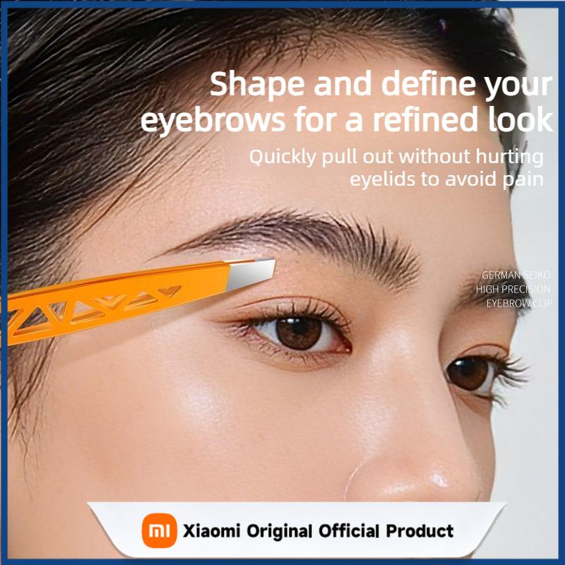 Xiaomi Stainless Steel Precision Tweezers Ultra-Thin Pointed Tips Suitable for Beard And Eyebrow Grooming Makeup Tools Eyelash Grafting