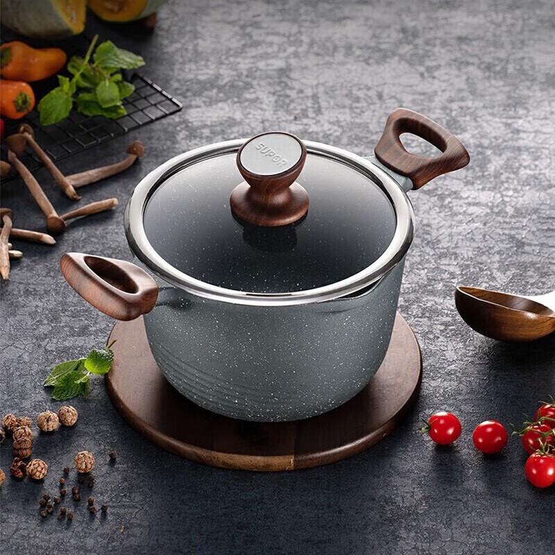 

SUPOR 20cm Starry Stone Series Stainless Steel Soup Pot
