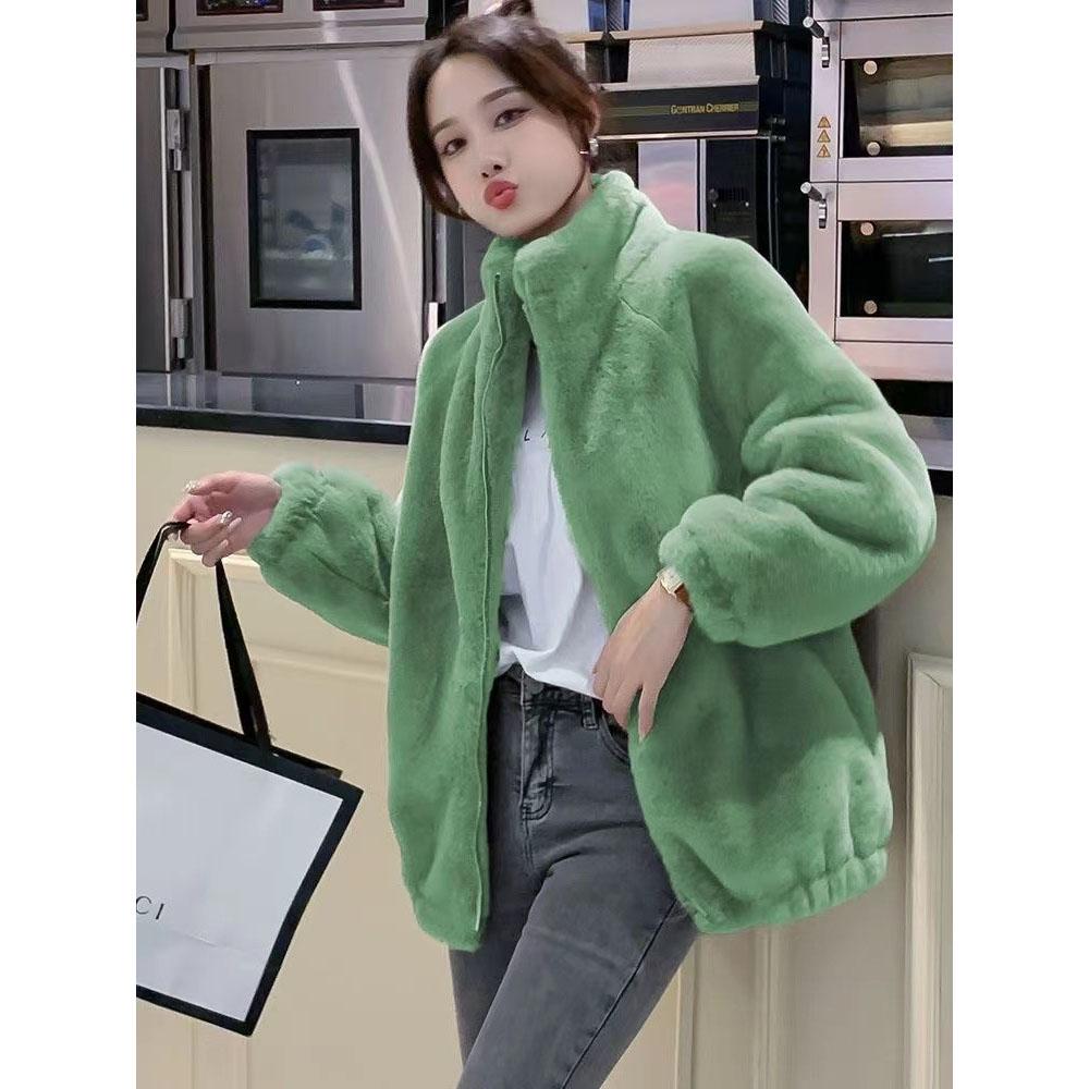 Women Zipper Thick Zipper Jackets Cardigan Long Sleeve Turtleneck Spliced Coats Casual Elegant Lady Outwear Warm Winter
