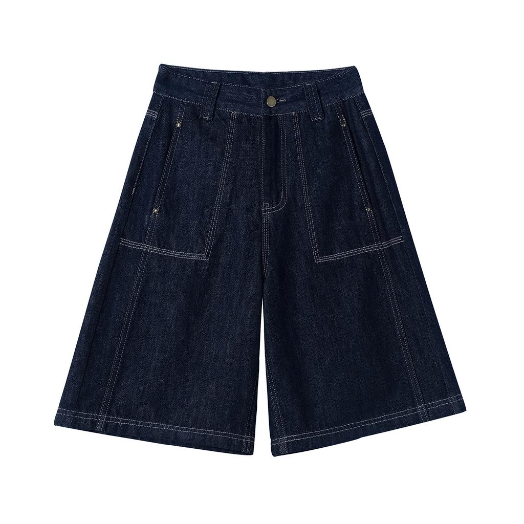 Five-point Jeans for Women In Summer Thin High Waist Loose and Slim Small New Straight-leg Medium Pants