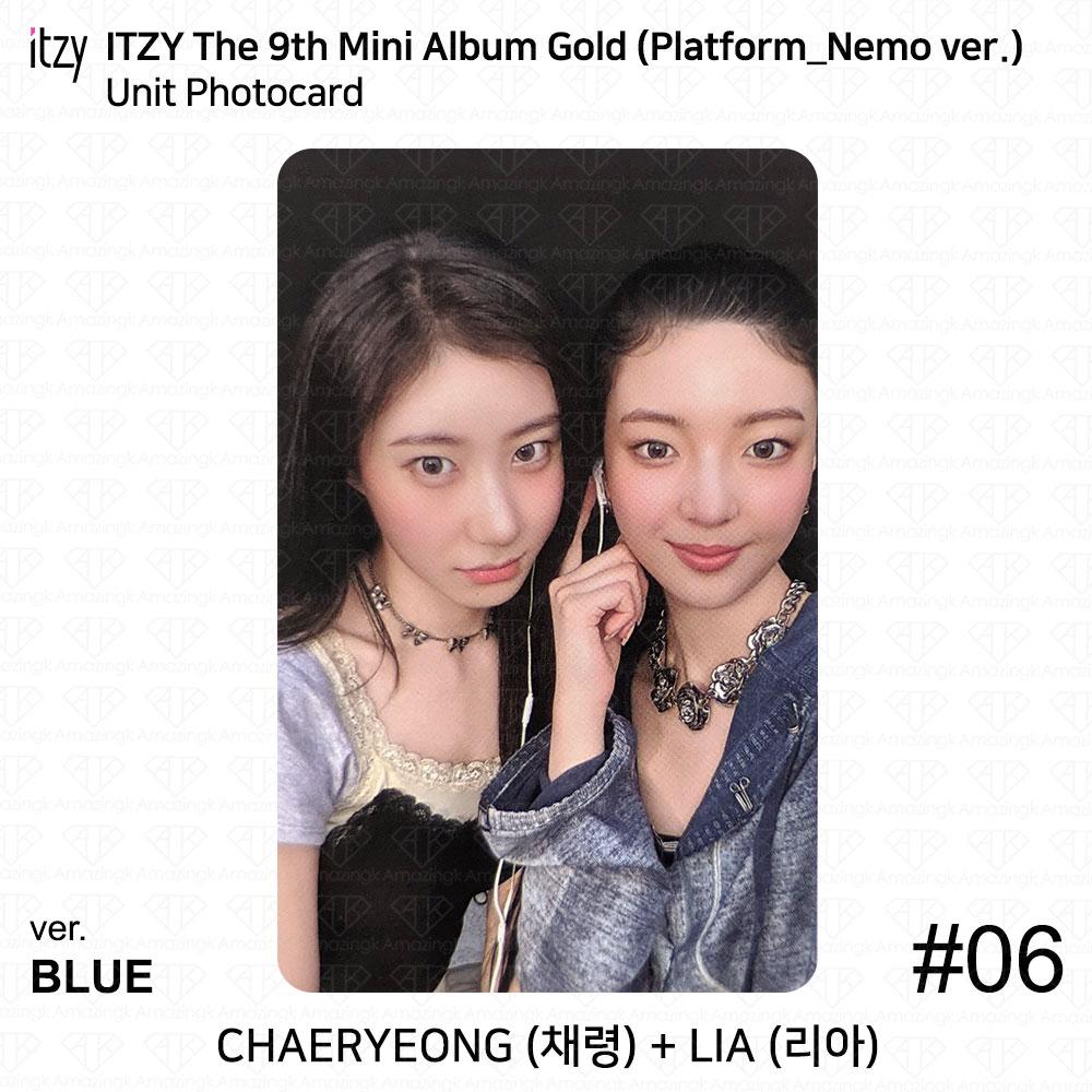 

ITZY 9th Mini Album Gold Platform Nemo ver Фотокарта Постер QR YEJI RYUJIN KPOP Unit #6