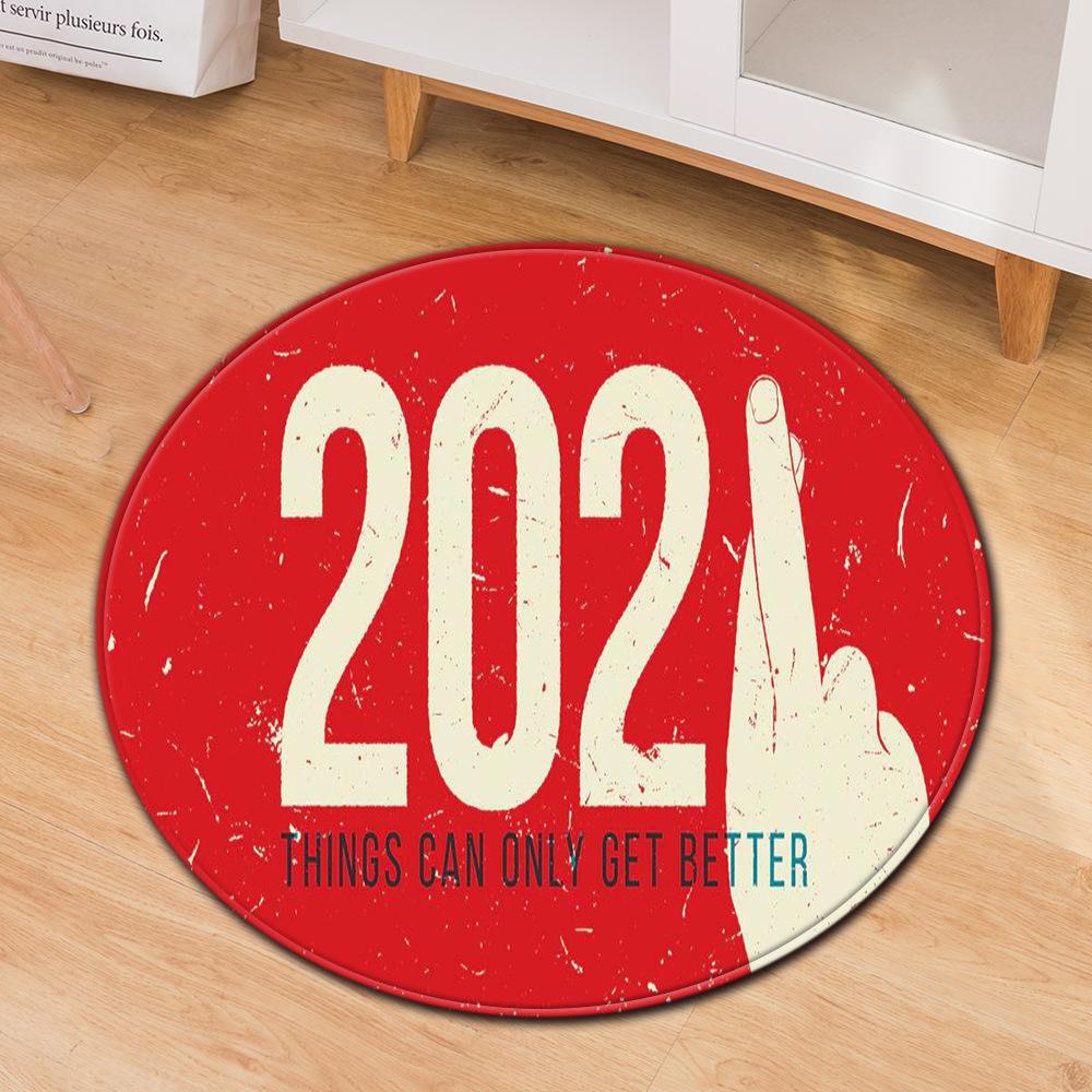 Simple Printed Carpet Computer Chair Mat Office Chair Floor Mat Door Mat Foot Mat