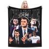 JUSTICE FOR Charlie Kirk Plush Blanket  Soft Flannel Throw for Couch Chair Sofa Bed  Warm Quality Bedspread