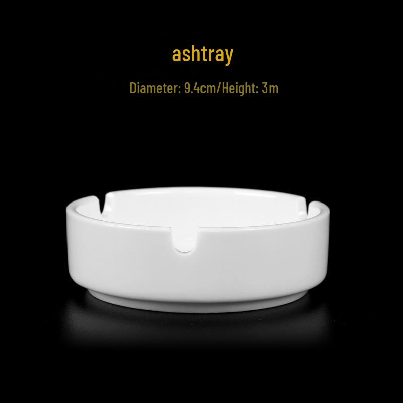 Jingdezhen White Porcelain Bowl Set - Includes Noodle and Soup Bowls with Chopsticks, Ideal for Home or Restaurant Dining