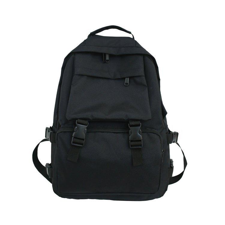 New Men's Simple Backpack Casual Large-capacity Travel Female Student Schoolbag Tooling Backpack