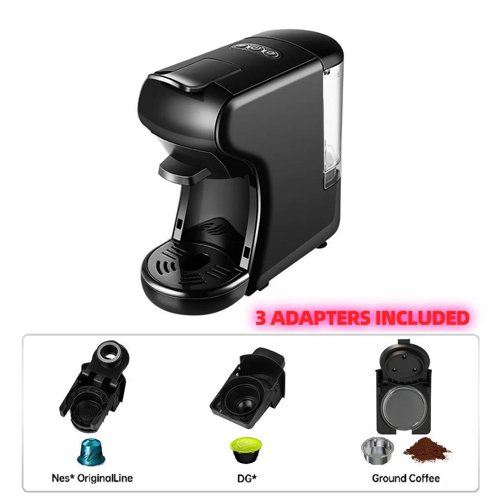 Capsule Coffee Machine, Household Small Lightweight, Fully Automatic Mini Multi-Function Coffee Maker