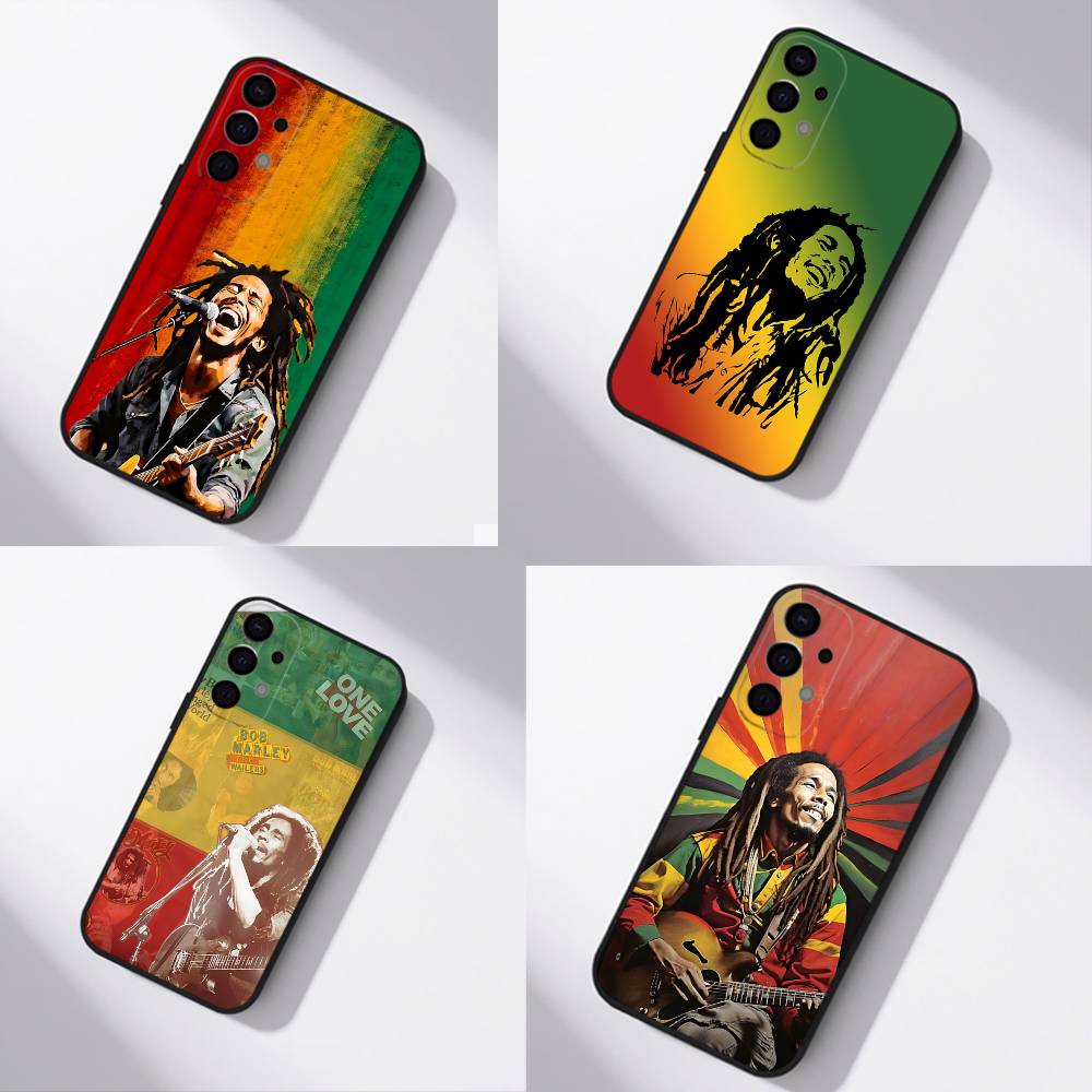 Bob Marley Rasta Lion For Samsung Phone Case S25,S24,S21,S22,S23,S30,Ultra,S20,Plus,Fe,Lite,5G Black Cover