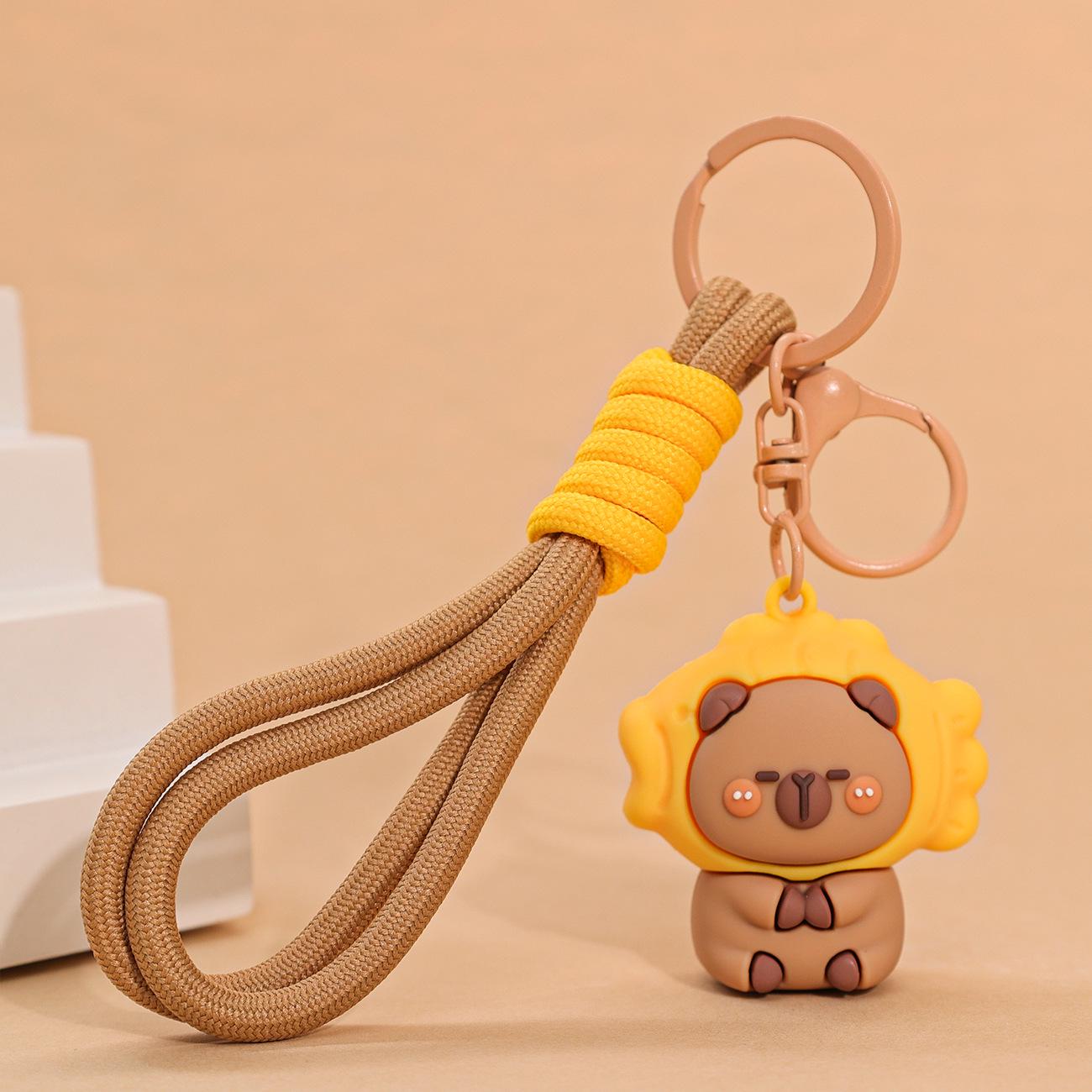 

Брелок Капибара: Кукла гурманов Дораяки и креативная подвеска в виде куриной ножки — подарочный аксессуар для студента Standard Packaging