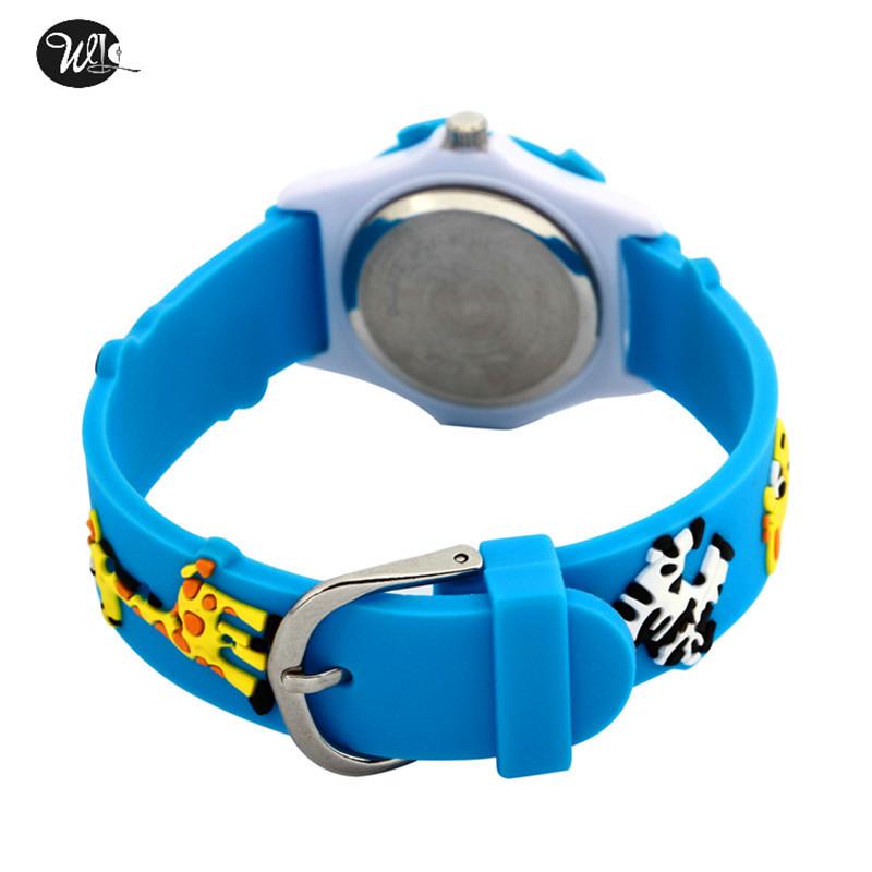 Children's 3D Cartoon Quartz Silicone Waterproof Watch