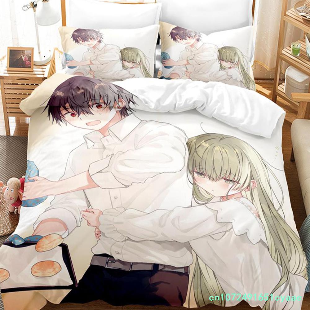 New Saint Cecilia Pastor Lawrence Bedding Set Single Twin Full Queen King Size Bed Set Adult Kid Bedroom Duvetcover Sets Anime