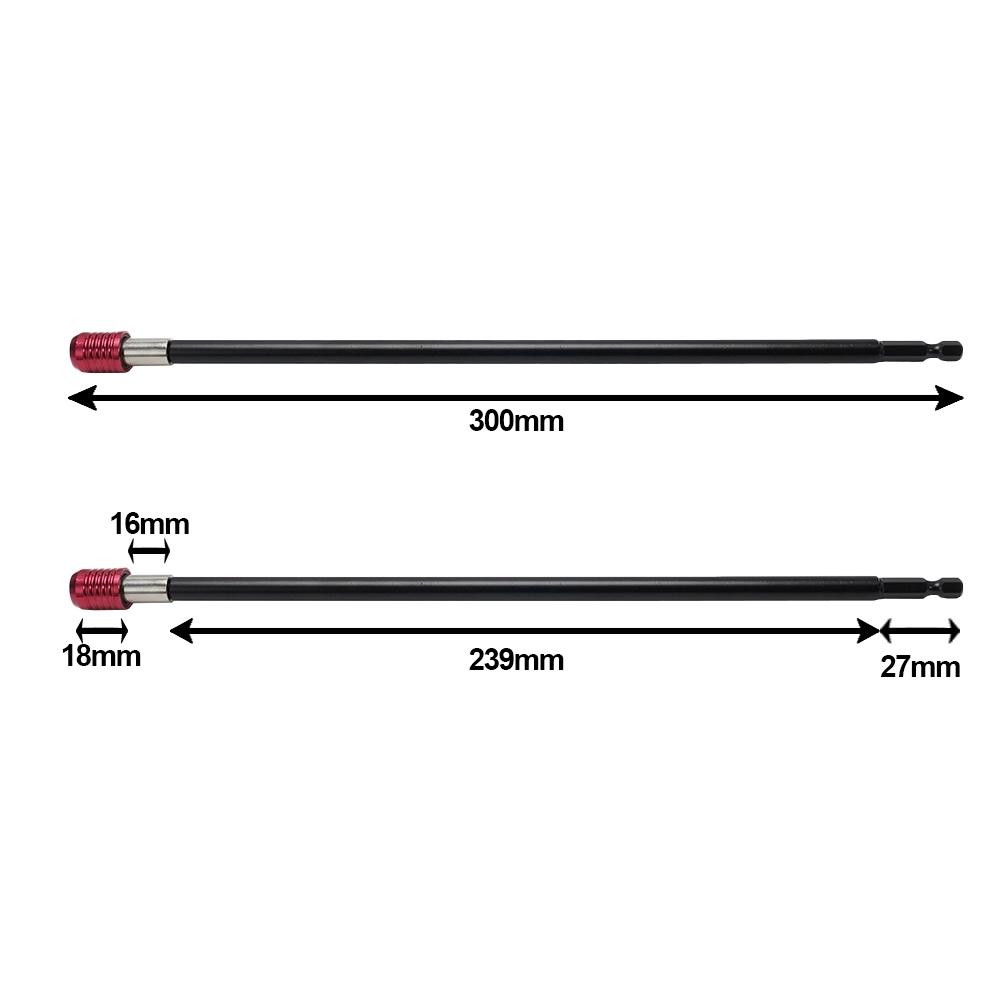 1/4\" Screwdriver Drill Bit Holder High Carbon Steel Metal Drilling