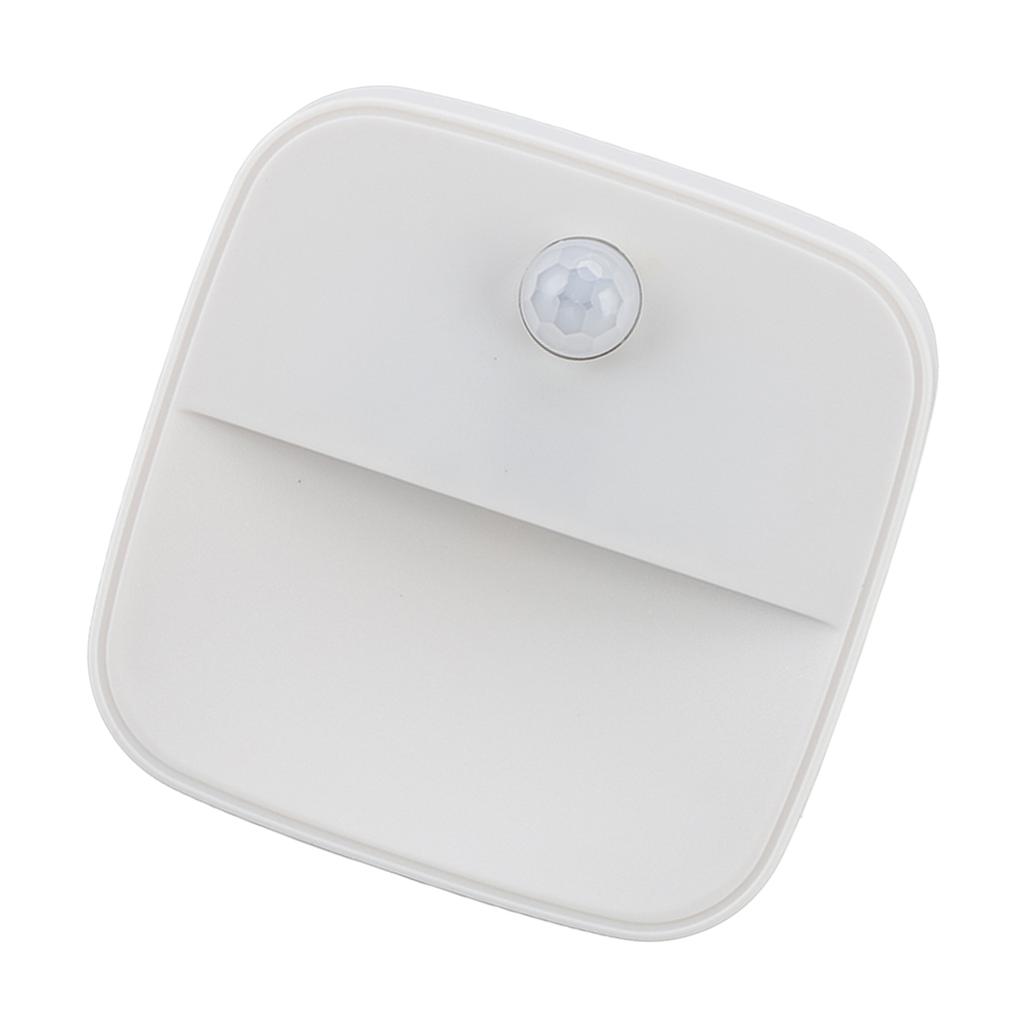 Motion Sensor 0.2W Night Light Warm Light ABS Night Lights Plug In Body Sensor Lamp for Hallway