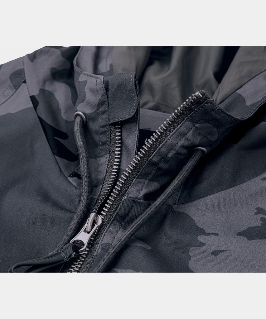 Lettercomo Shell Wind Camo Windbreaker Jacket Grey