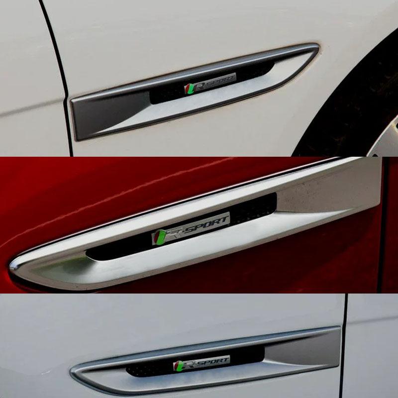 Car Styling R Sport for R-Sport Accessories Car Fender Side Trunk Nameplate Decal Emblem Badge Sticker