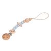 Baby Silicone Pacifier Chain Drop Proof Safe DIY Lightweight Pacifier Clip Holder for Toddlers Grayish Blue