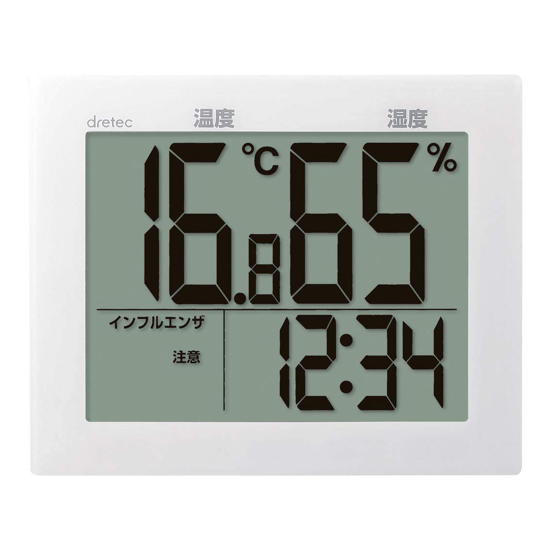 

Navis Doretec Large Screen White Thermo-Hygrometer Growth O-503WT белый