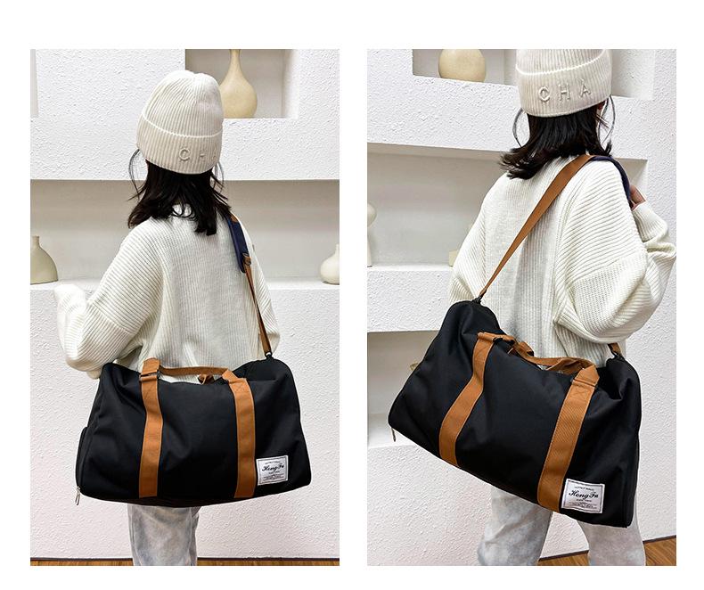 Oxford Cloth Large Capacity Travel & Sports Fitness Bag - Shoulder, Crossbody, Handbag, Carry-on, Storage