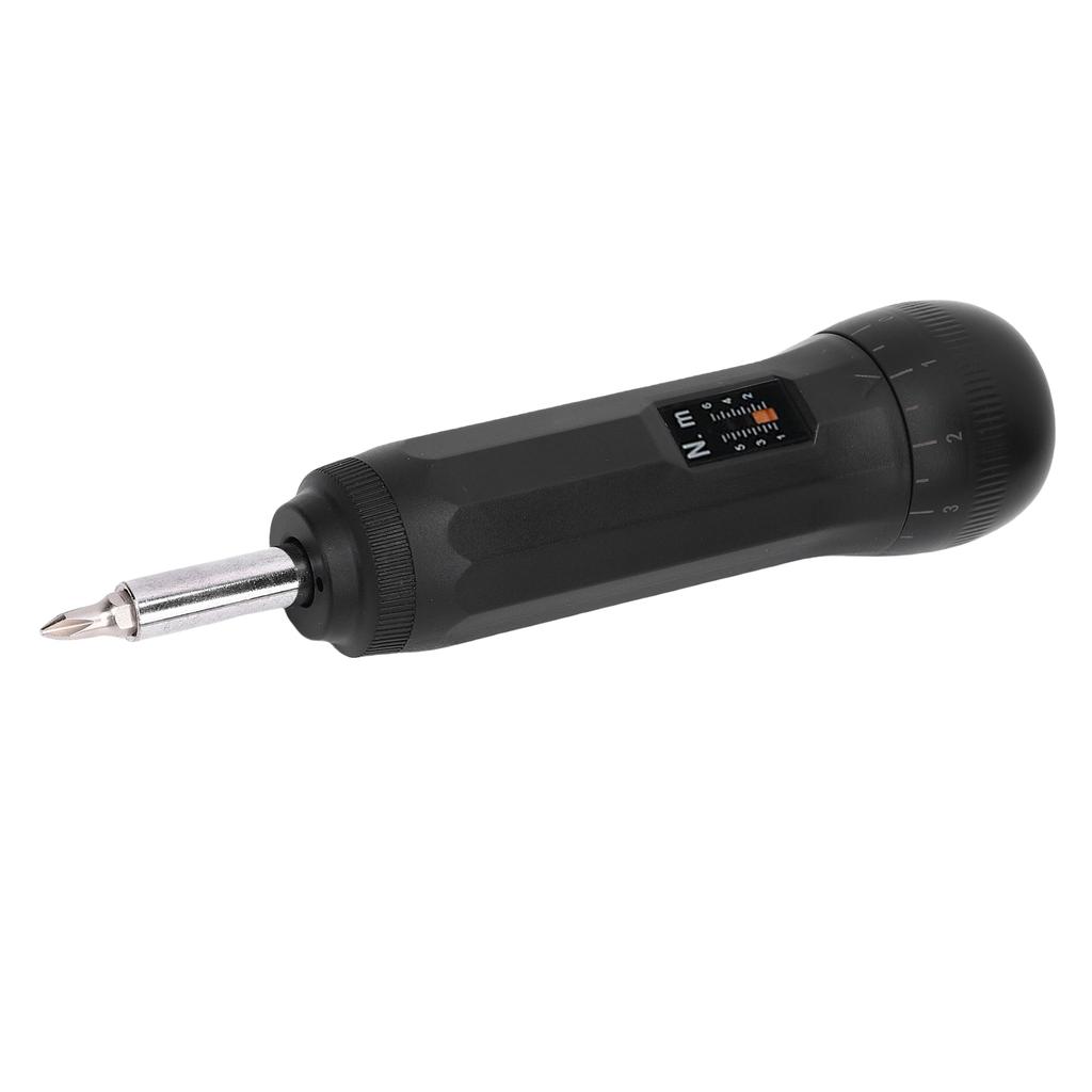 Preset Torsion Screwdriver with 10 Bits 1 4 Inch Hex Drive Torsion Wrench Kit for Precise Maintenance 1 6N.m Range