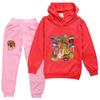 TZWYTralalero Tralala Hoodie Kinder Italienisches Gehirnfäule Kleidung Junioren Jungen Mädchen Kapuzenpullover Jacke Hose 2-teiliges Set Kinder-Sets