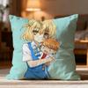 Anime D-Frag Cushion Cover Soft Washable Pillow Case Multi-Scene For Couch Bed Travel Office Use