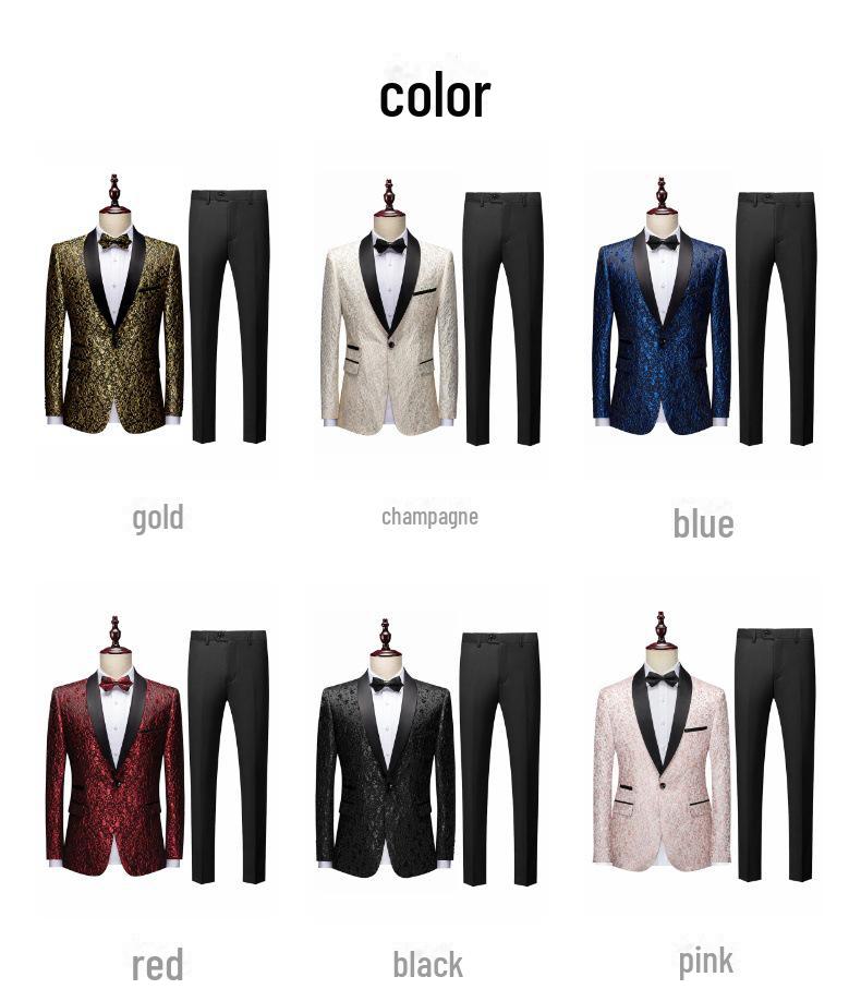 Costum din două piese pentru bărbați, pentru spectacol de scenă