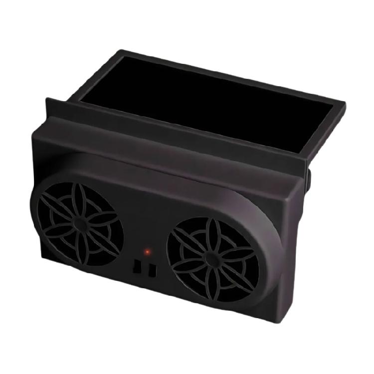 

Solar Vehicle Air Circulator Temperature Control Device ABS Construction Heat Reduction System For Family Car Pet Owners