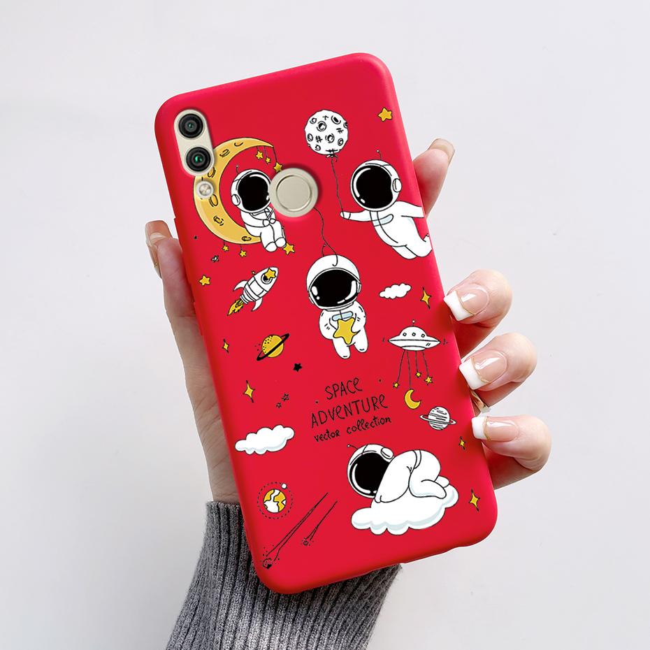 For Huawei Honor 8X Case Honor 8A 8C 8S Cover Cute Rabbit Panda Painted Soft TPU Phone Case For Honor 8A 8C 8S 8X Honor8X Fundas
