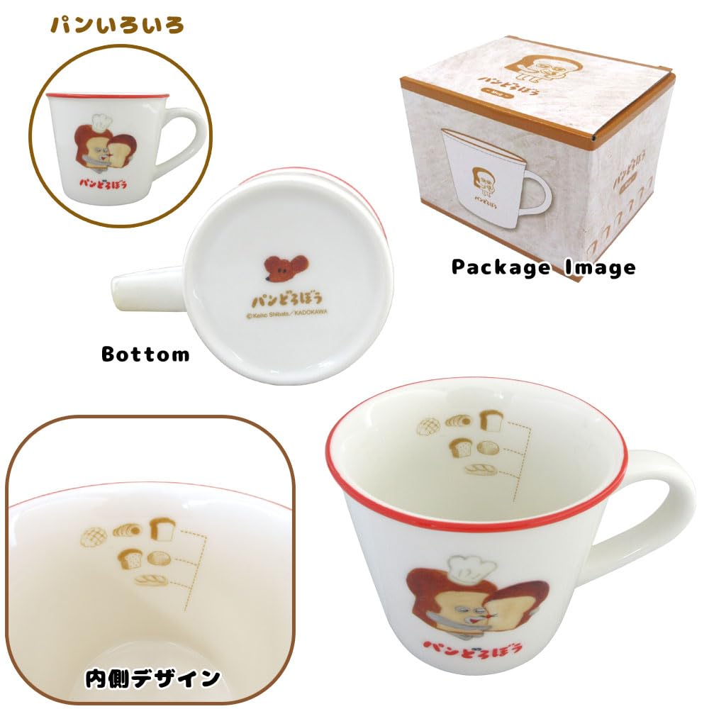 Bread Thief Color Line Mug Various Bread Designs -