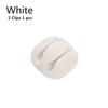 USB Cable Hub Clip Manager Round Fixing Car Wire Holder Clamp Car Dashboard Office Desk Wire Organizer Self-Adhesive Fixed Clasp