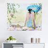 Umbrella Printed Wall Hanging Tapestry Bedspread Beach Mat Tapiz Witchcraft Background Wall Cloth Tapestries Blanket Yoga Mat