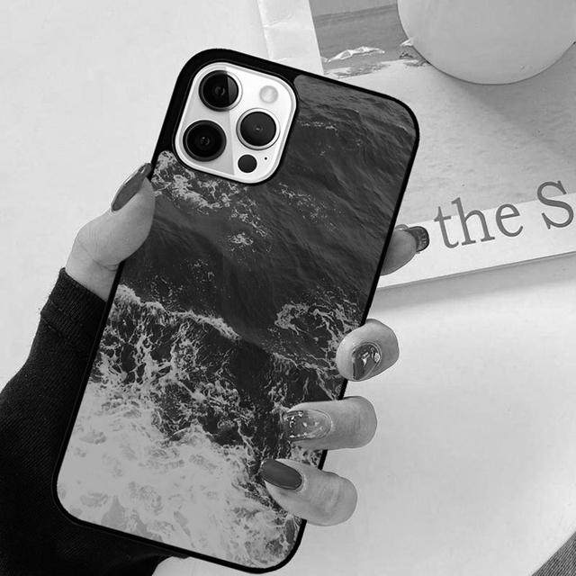 The Waves Ocean Water Phone Case Back Cover for iPhone 17 Air 16 15 14 13 11 12 Pro Max Plus Shell Coque