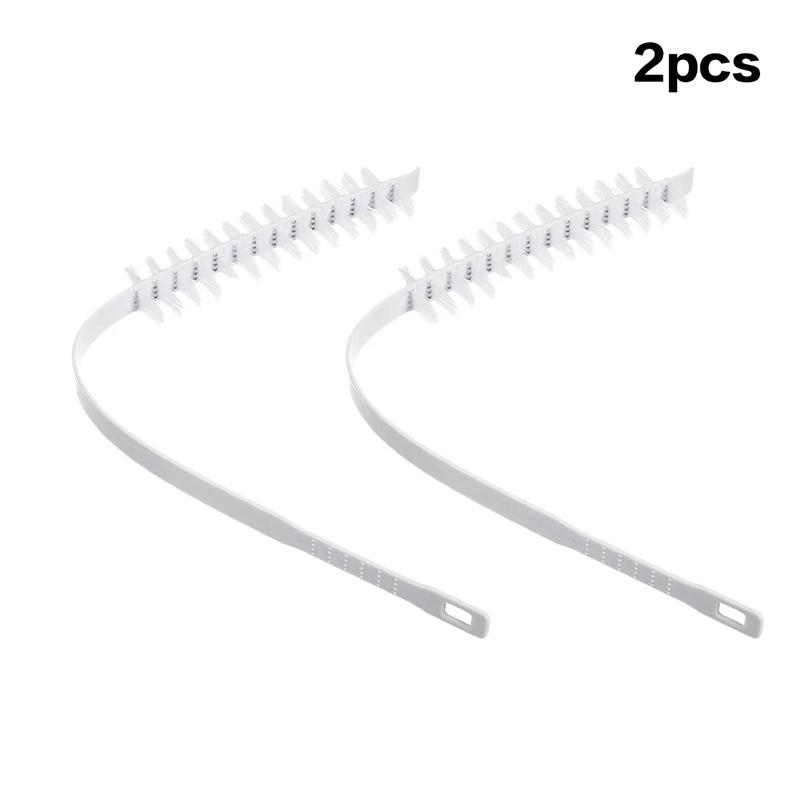 

Очищувальна щітка Гнучка Довга Багатоцільова Пилозбирач Пральна машина Сушильна машина Очищувач Скраббер для видалення ворсу Очищувач радіатора Щітки 2pcs