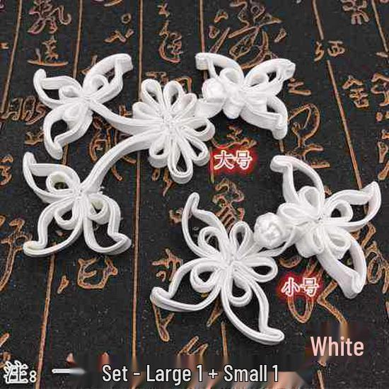 Ręcznie robione guziki Żabki 3D: Retro Kwiatowy Cheongsam Garnitur Tang Dekoracja