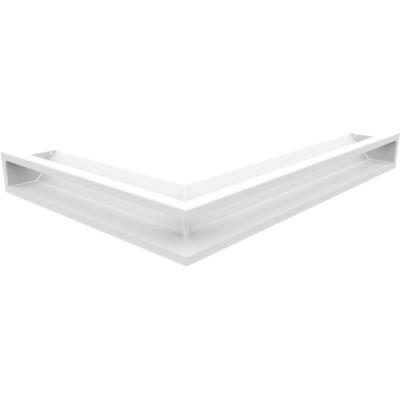 Vent Cover LUFT Corner Right 54,7x76,6x9 White Slim