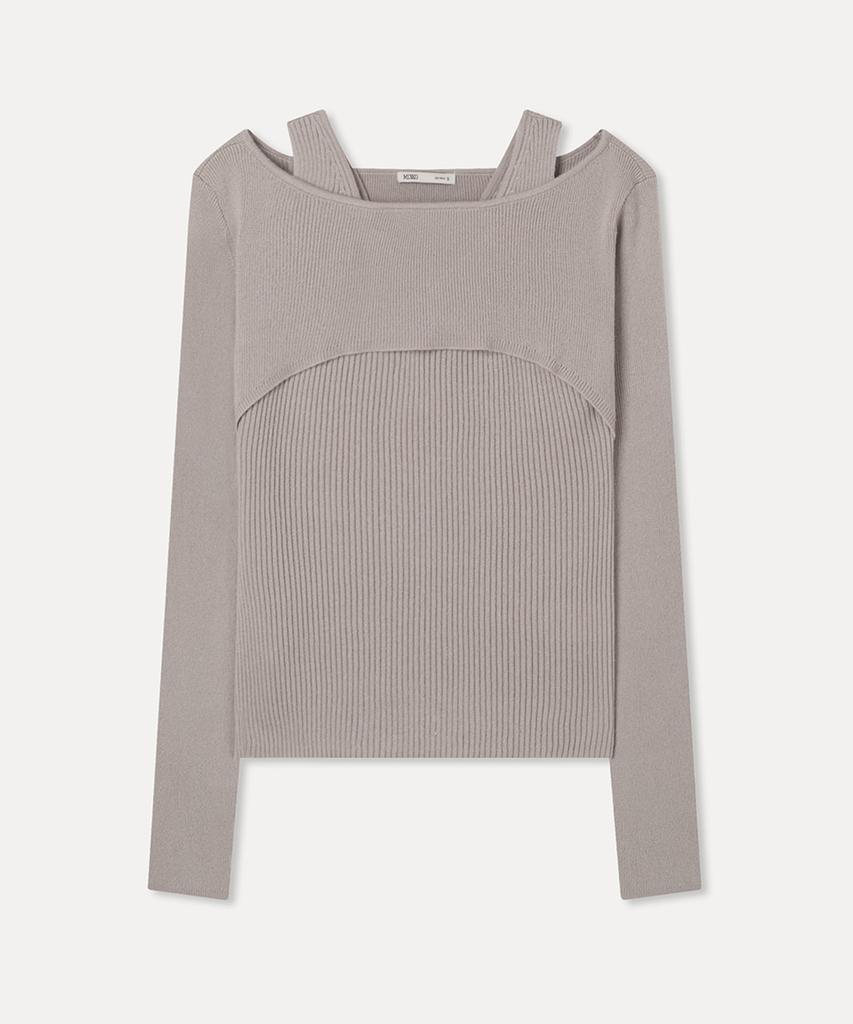 MIXXO Sleeveless Layered Bolero Pullover_Miwkag324T