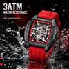 SKMEI 7068 Fashion Quartz Watches For Men 30M Waterproof Women Cool Wristwatch Creative Dial Light Hands Clock Street Style
