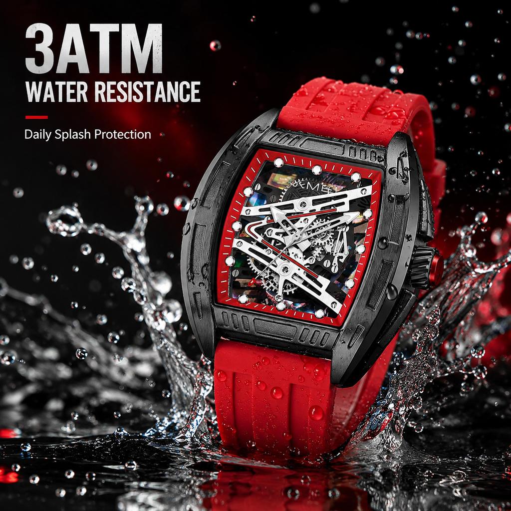 SKMEI 7068 Fashion Quartz Watches For Men 30M Waterproof Women Cool Wristwatch Creative Dial Light Hands Clock Street Style
