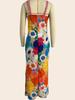 Summer Floral Off-the-Shoulder Spaghetti Strap Dress for Women 88197