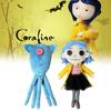 The Coraline Secret Door Plush Toy Cartoon Doll  Decoration Children Anime