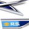 Car Door Side Fender Blade Logo Emblem Badge Decal Sticker for Renault RS Megane 2 3 4 Twingo Clio Talisman Captur Trafic Kwid AA18