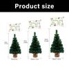 Christmas Tree Table top Decoration With Natural Burlap Base For Home Office Holiday Decoration